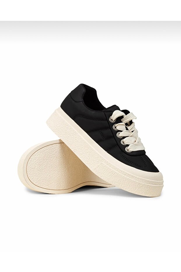 Vegan Leather Casual Sneakers