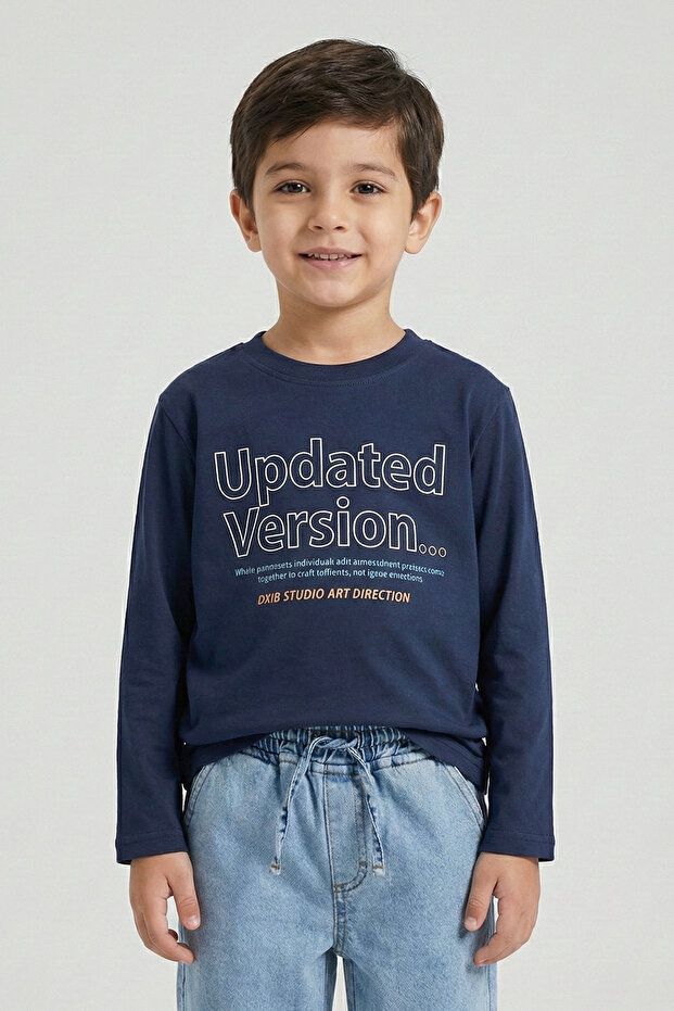 Boy's Updated Version Long Sleeve Thin Sweatshirt