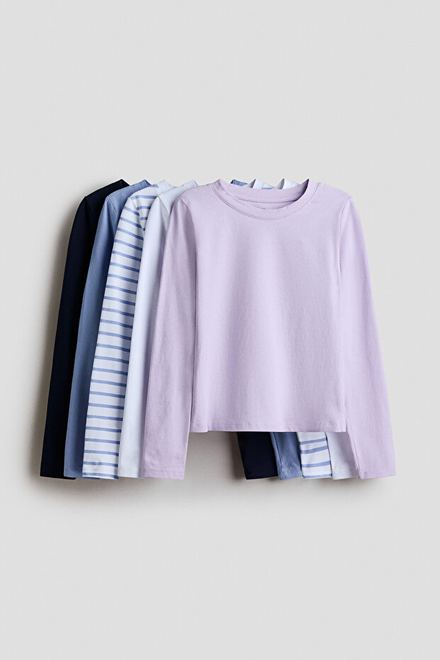 5'li Pamuklu Üst - 1