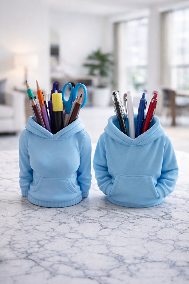 Set of Hooded Decorative Pen Holders