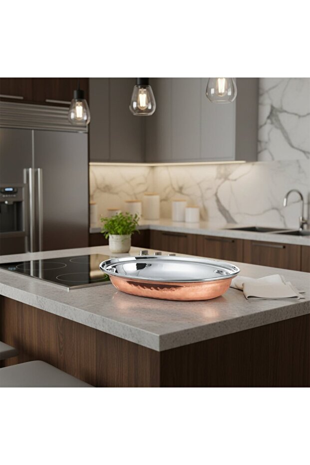 لوحة نحاسية مزدوجة الجدار، 23 سم - 2