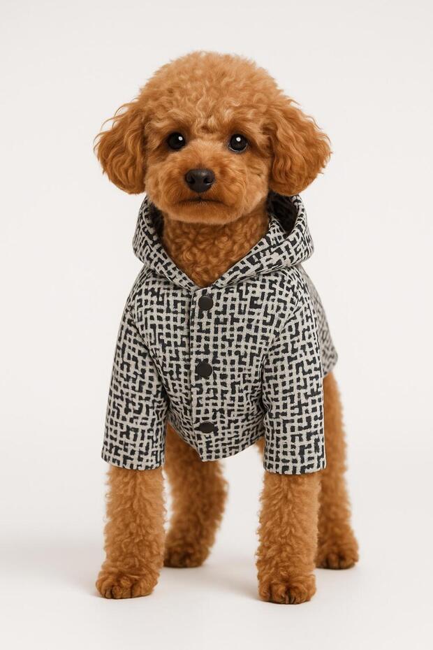 Nordic Mono Kapüşonlu Triko Tulum - 2