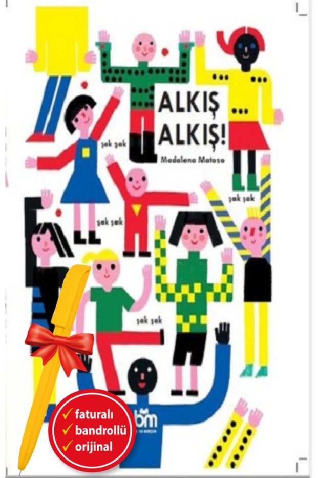 Alfa Kalem+Alkış Alkış! (Ciltli) (Madalena Matoso) New Children's Literature Abm Book