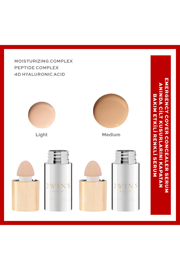 Emergency Cover Concealer Serum-Medium - 1