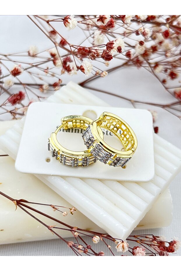 Steel Hoop Earrings