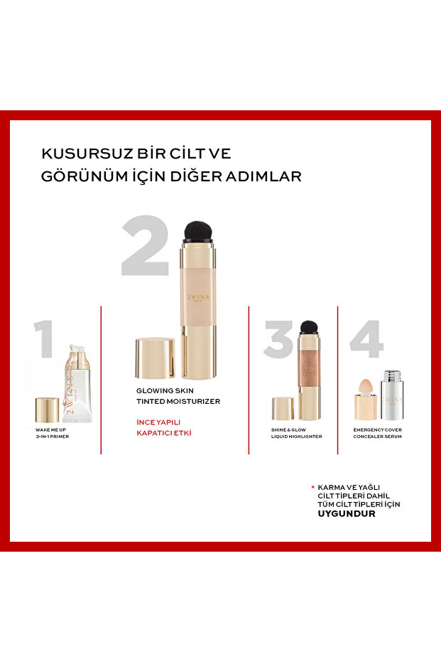 Glowing Skin Tinted Moisturizer-Medium - 5