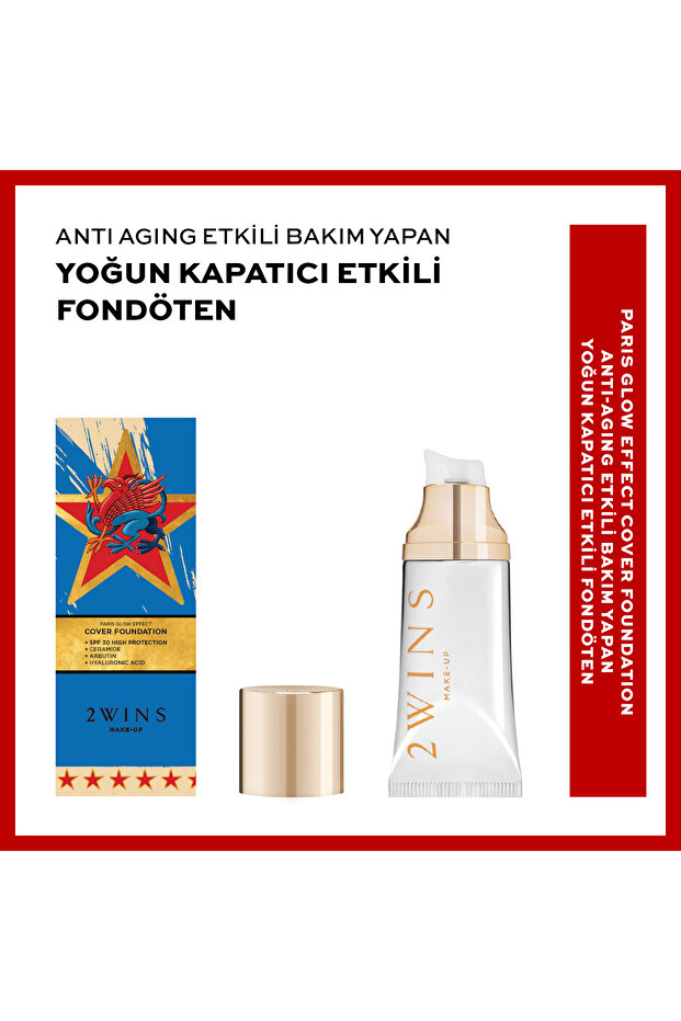 Paris Glow Effect Cover Foundation-Medium - 3