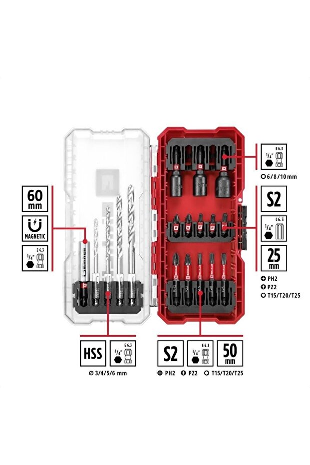 Matkap Ucu Vidalama Seti 18 Parça - 5