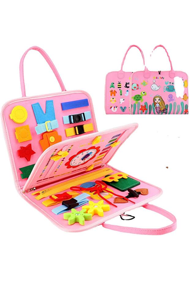Sybil's - Little Explorers Activity Busy Books - Pink