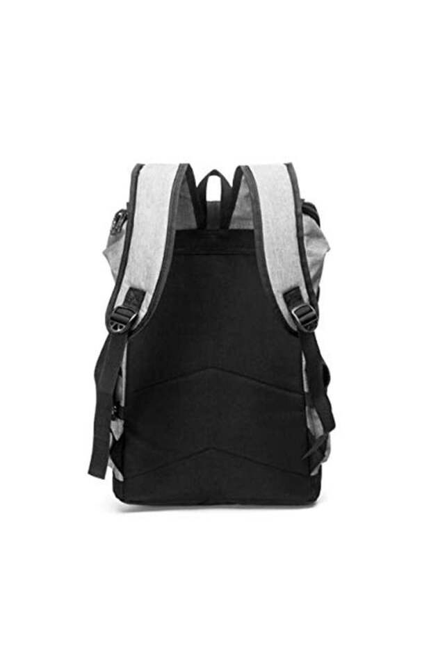 Large Capacity Unisex Backpack with USB Port - 2