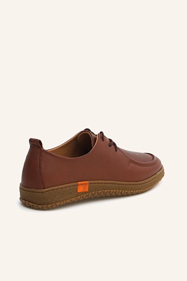 Taba Deri Ayakkabı - 4