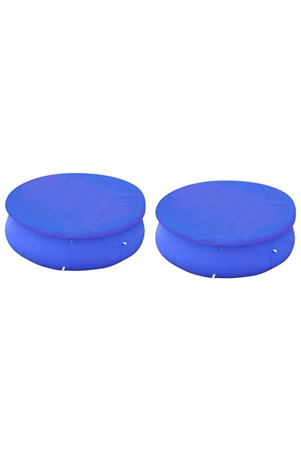 Pool Covers 2 pcs for 300 cm Round Above-Ground Pools