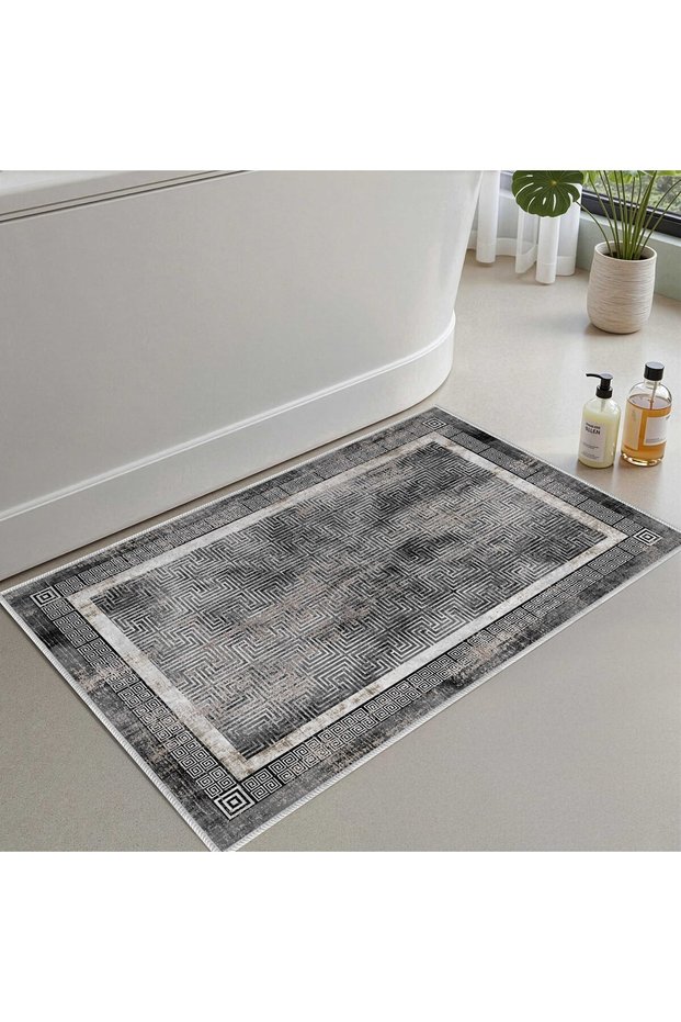 Bath Mat, Soft Bathroom Rug, Non-Slip Dot Backing, Washable - 60X100