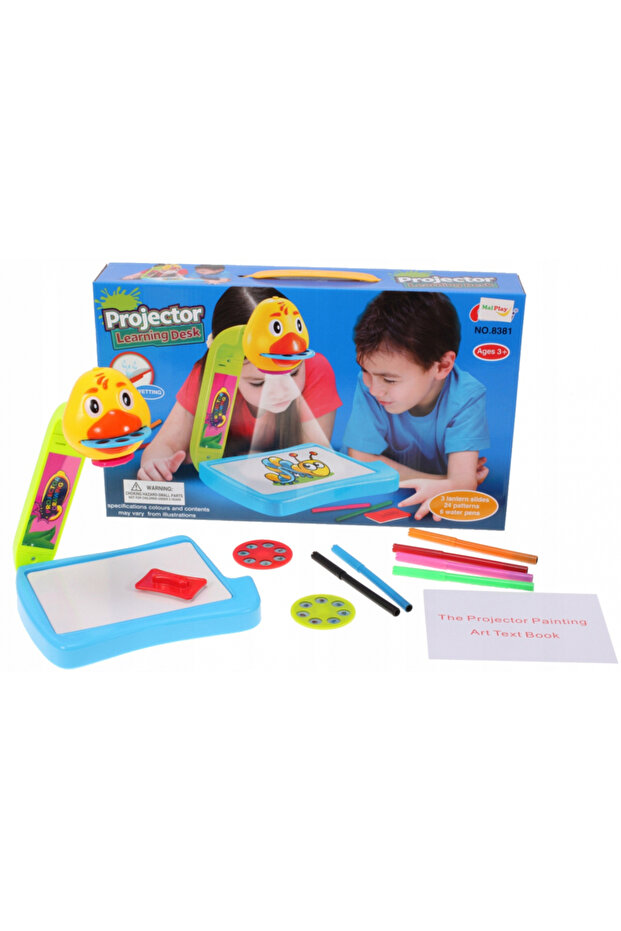 Interactive whiteboard set with projector, markers and sponge - 2