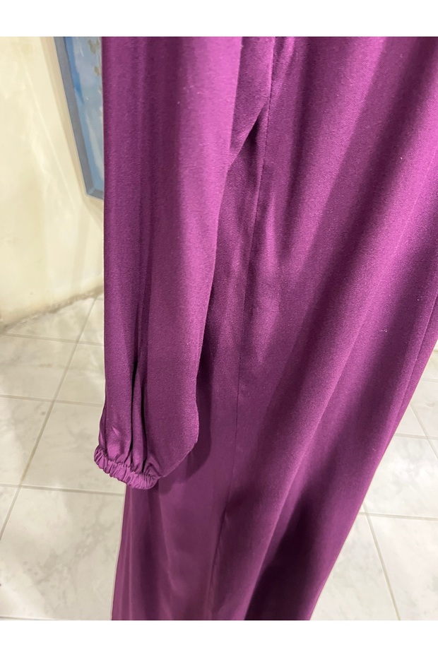 Viskon Tesettür Elbise - 3