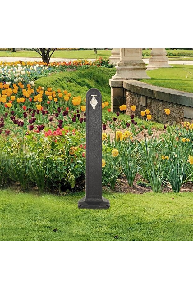 Garden Tanker with Faucet Anthracite Stone Look