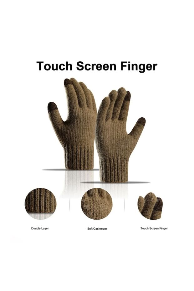 Winter Gloves, Tactile, Warm Winter Gloves - 2