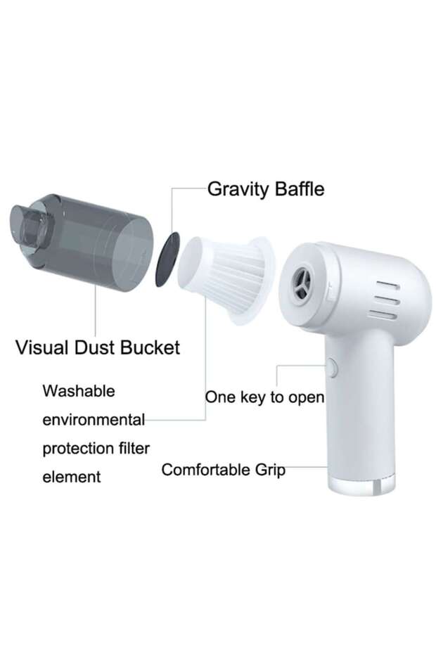 Aspirator auto portabil wireless - 2