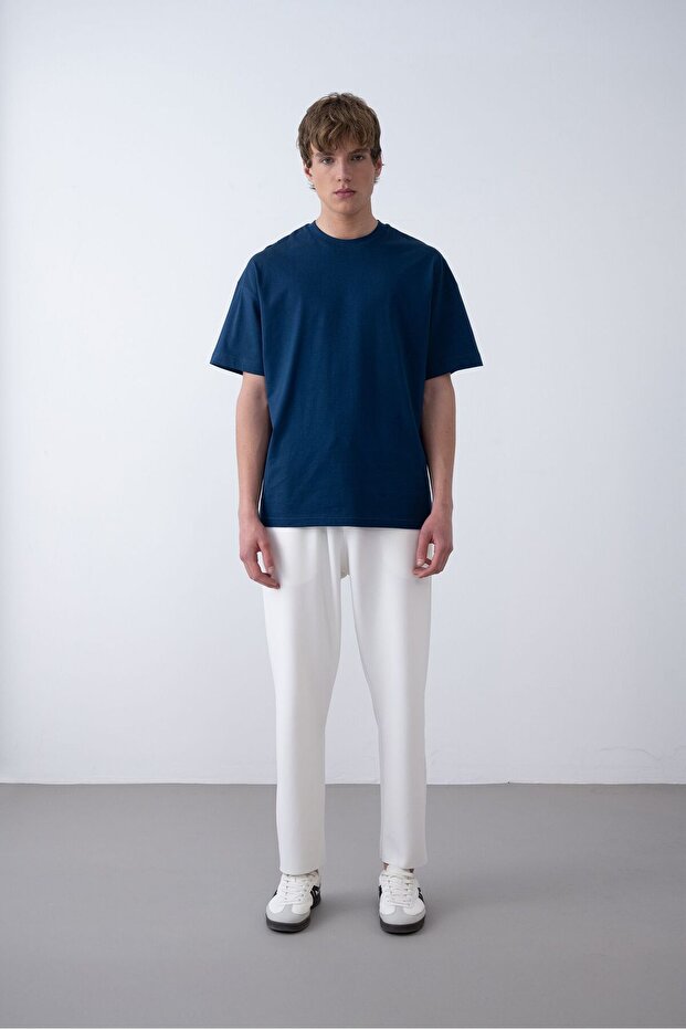 تيشيرت أساسي كبير الحجم - 3