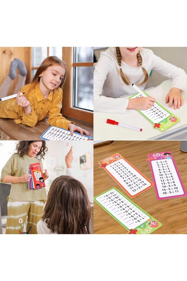 Math Flash Cards Set - 7