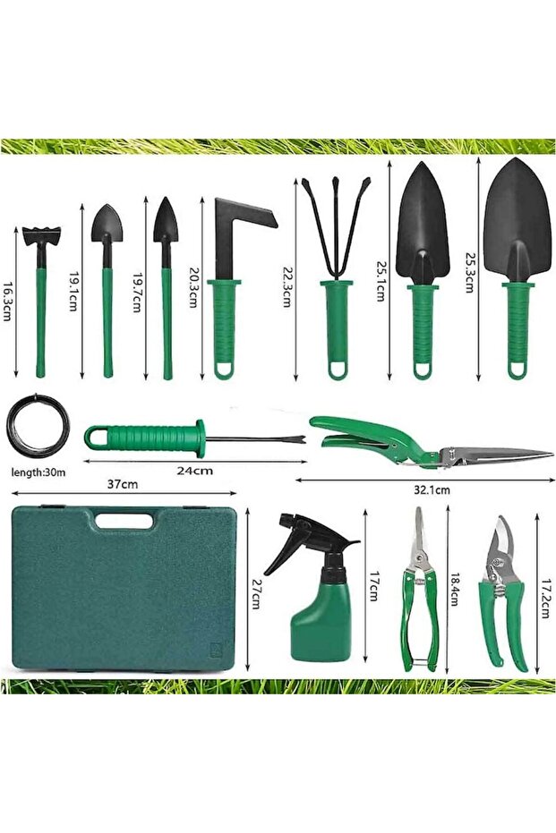 Set de 12 unelte de grădinărit - 2