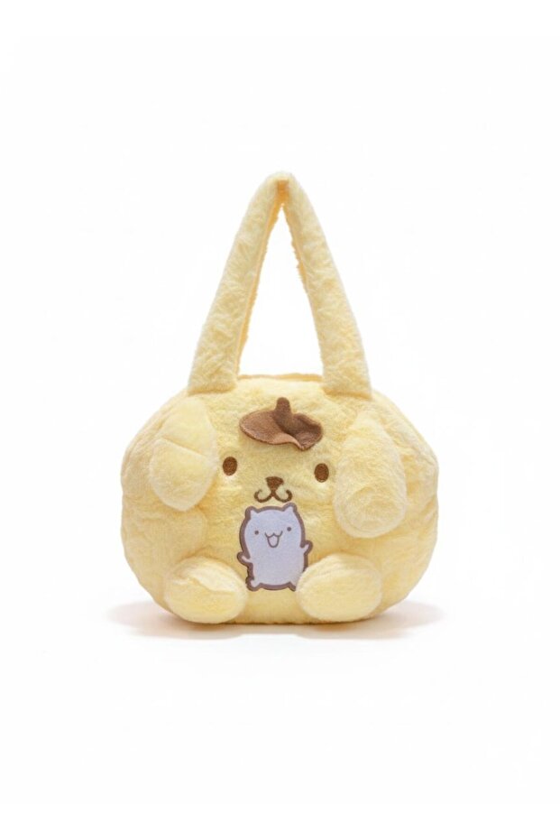 Children's Handbag with Plush Dog Figure – Soft Toy Bag