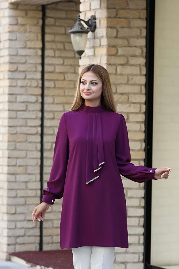 Işıl Tunik Mürdüm DNMANR34 - 2