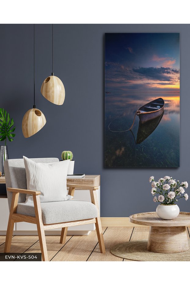 Sea and Kayak One Piece Canvas - Canvas Painting