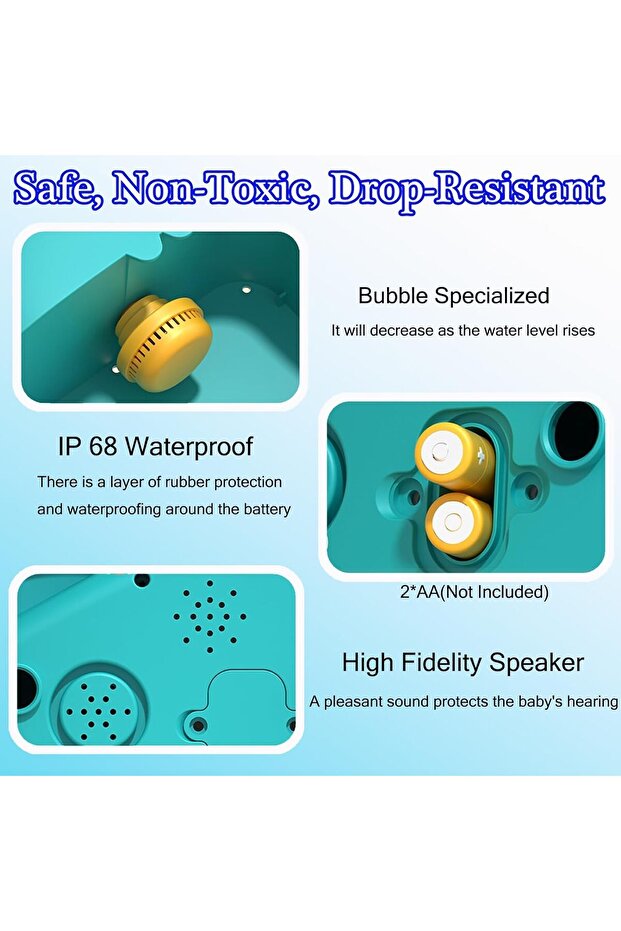 جهاز استحمام بالفقاعات على شكل ديناصور - 3