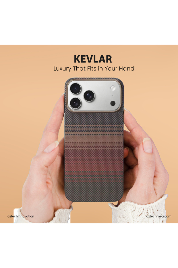 جراب كيفلر فاخر لهاتف آيفون 16 برو ماكس - 5