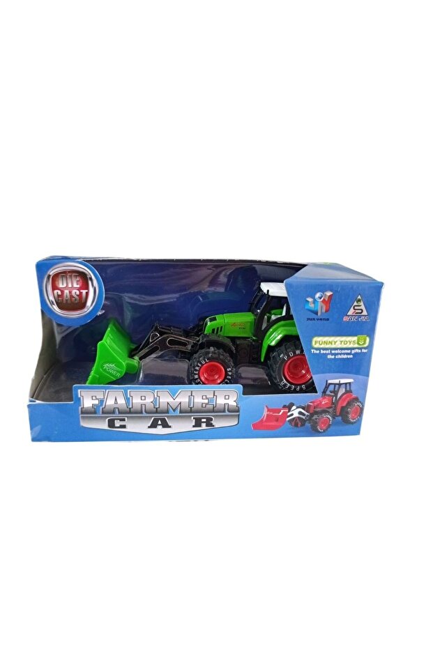 Birlik Oyuncak Çekbırak Metal Dozer Tractor 8004-1