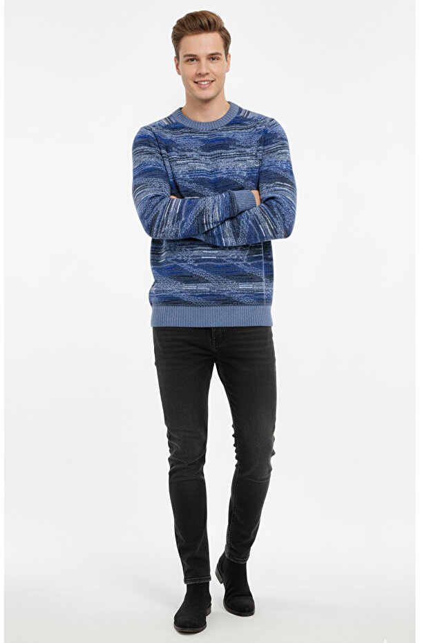 Erkek Bisiklet Yaka Kazak - 2