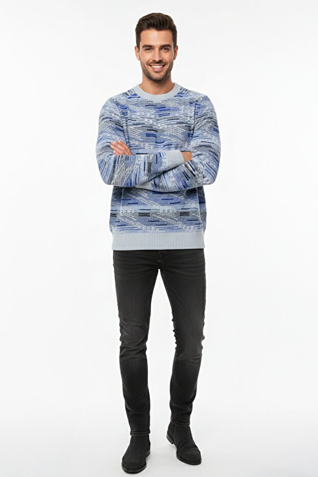 Erkek Bisiklet Yaka Kazak - 2