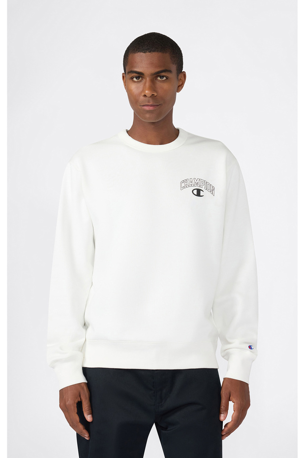 State of Play Crewneck Sweatshirt White Men's Sweatshirt - 221600-Ww048