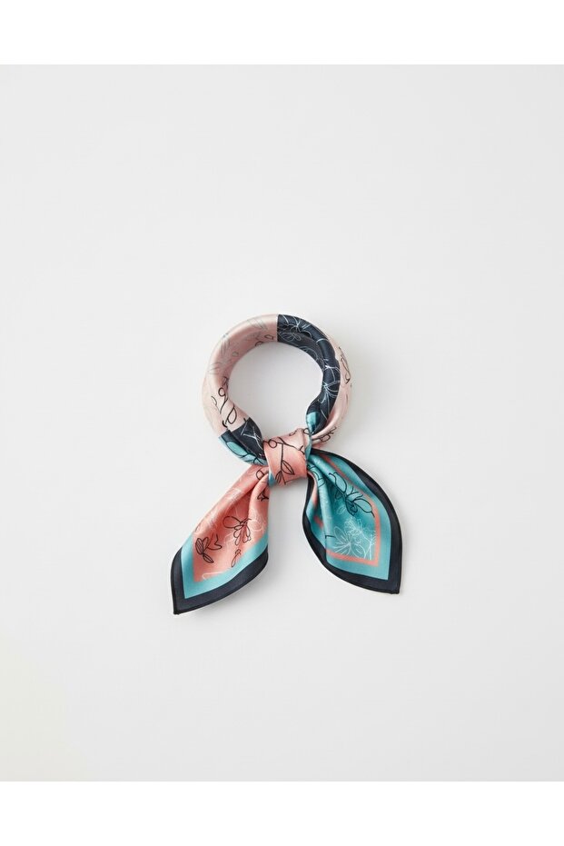 Lara Shawls Çiçek Desen Fular - 4