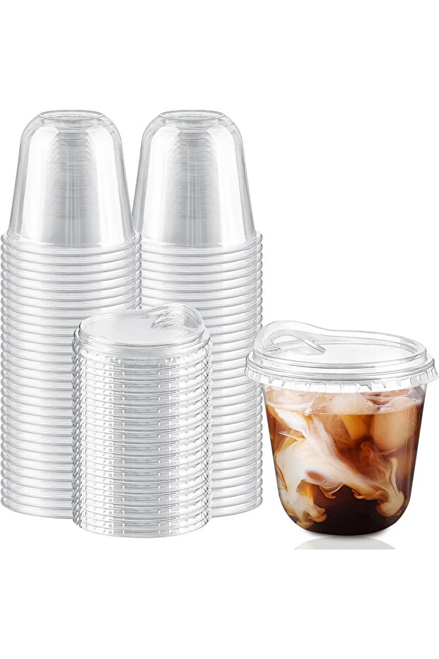 CLEAR PET U SHAPED CUP 12 Oz ( 1*50 ) s