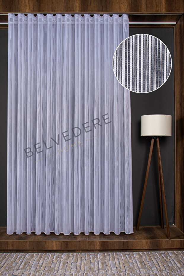 Silk Soft Heavy Weight 1/3 Dense Pleated Tulle Curtain No Ironing Required