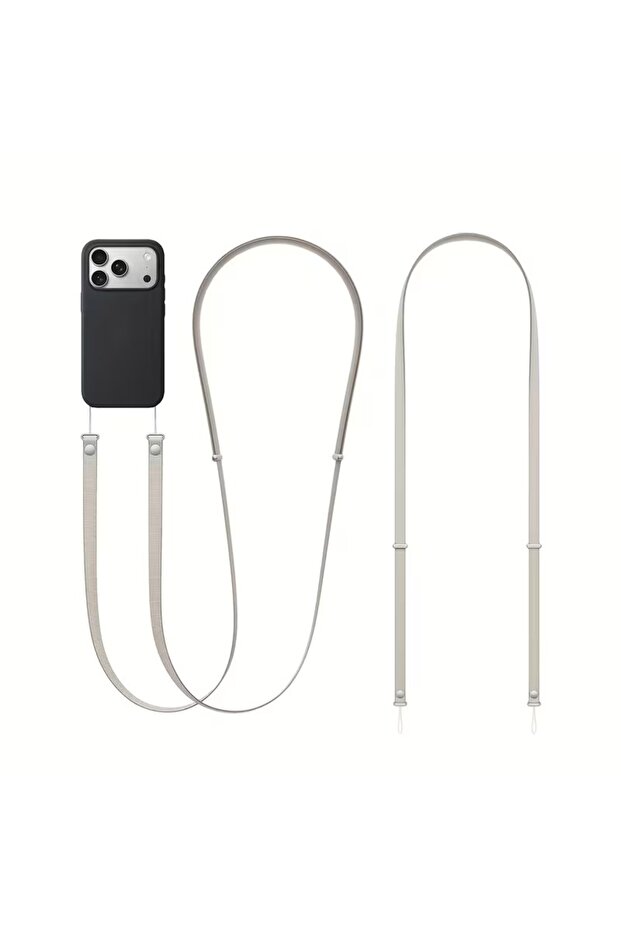 Magnetic Crossbody Strap for iPhone 17/Pro/Max/Air Phone Cases with Dual Lanyard Holes, Adjustable