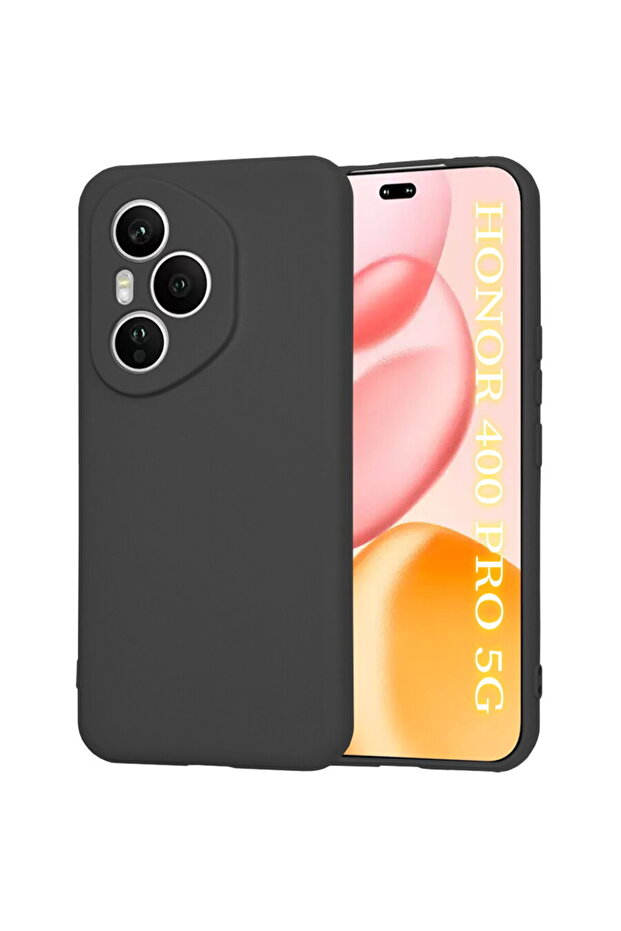 Case for Honor 400 Pro - SoftFlex - Black - 1