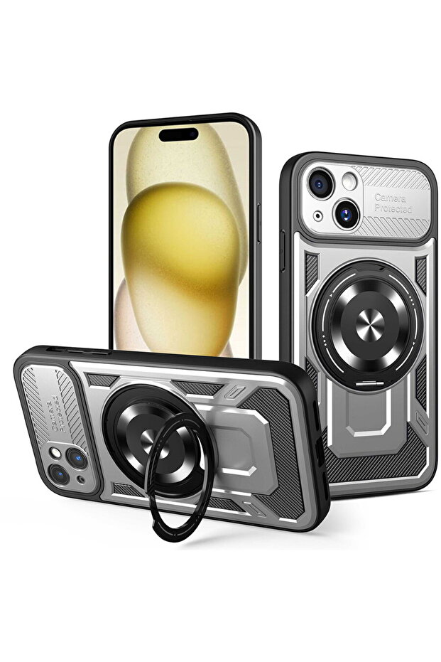 iPhone 15 Case - RuggedCam - Gray - 1