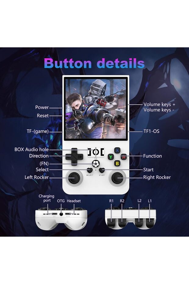 جهاز ألعاب محمول كلاسيكي R36MAX - 7