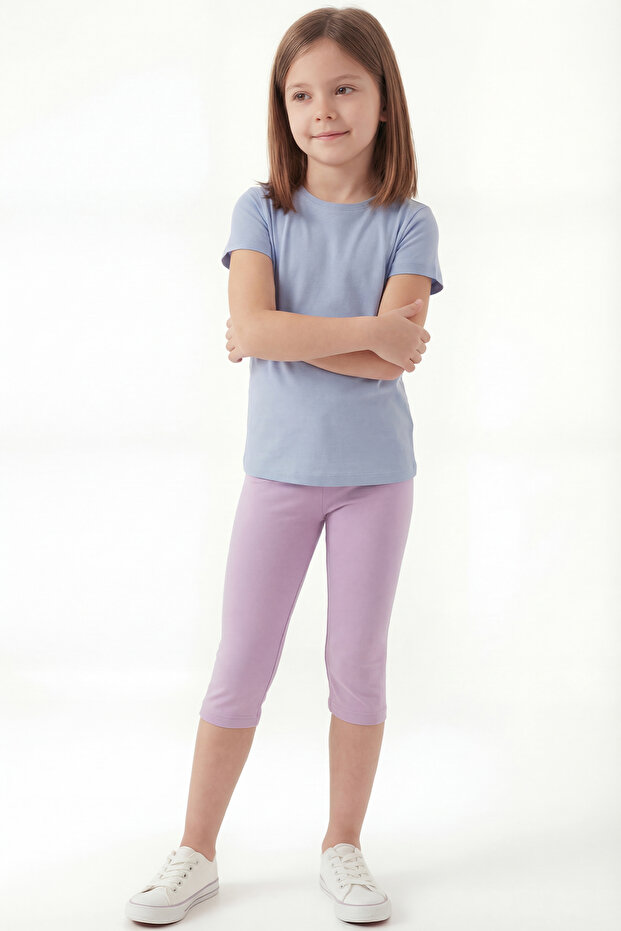 Girls' Knee Length Leggings