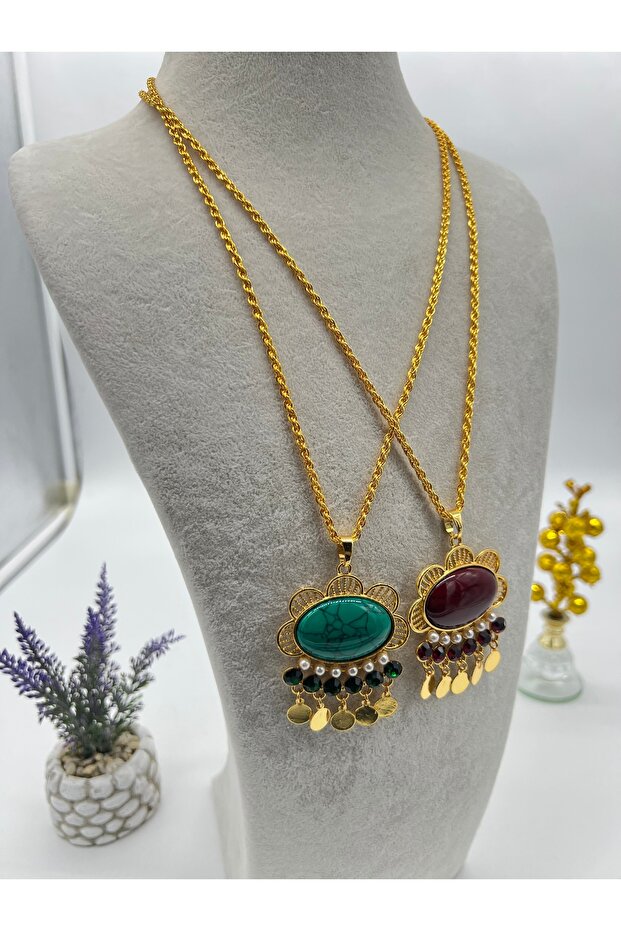 Firuze -Halef kolye - 4