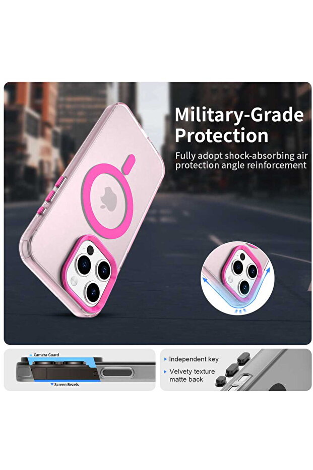 Case for iPhone 15 Pro - CandyCase MagSafe - Pink - 2