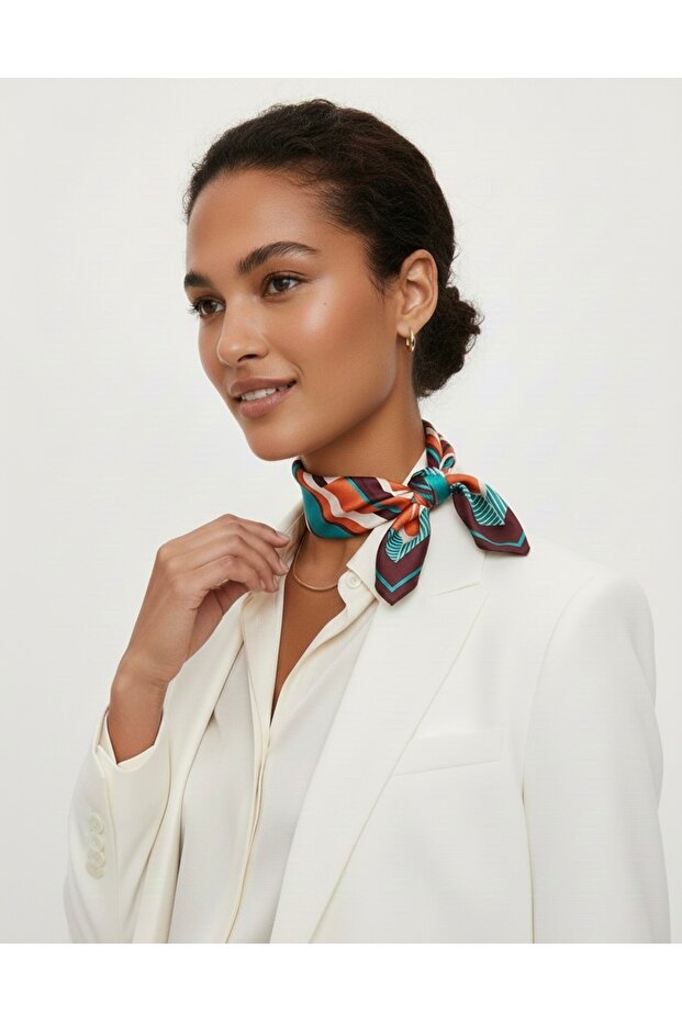 Lara Shawls Çok Desenli Fular - 2