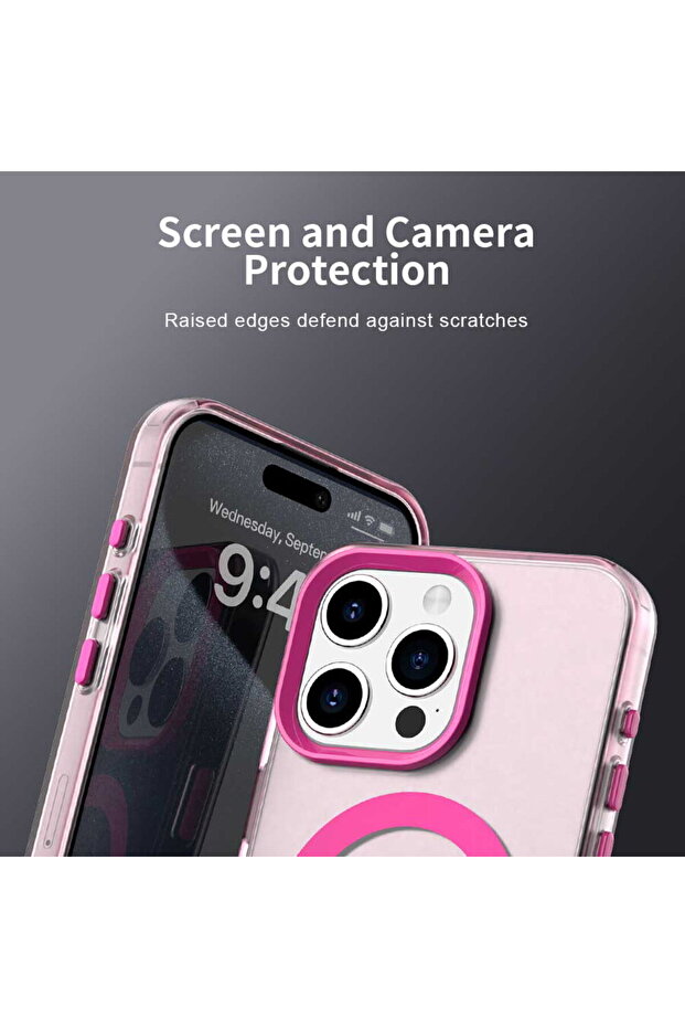 Case for iPhone 15 Pro - CandyCase MagSafe - Pink - 4