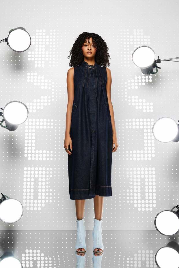 Mavi Elbise 15099 - 2