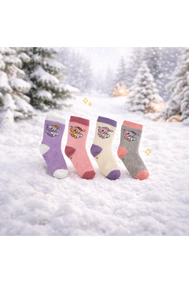 Towel Children's Socks with Pattern - 2