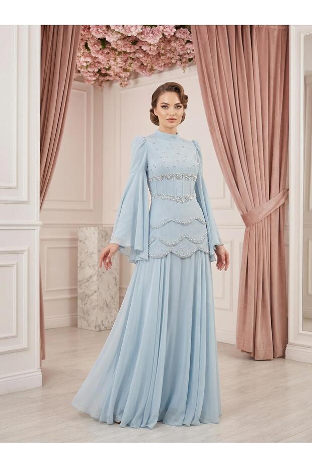 Fiona Abiye Mavi - 3