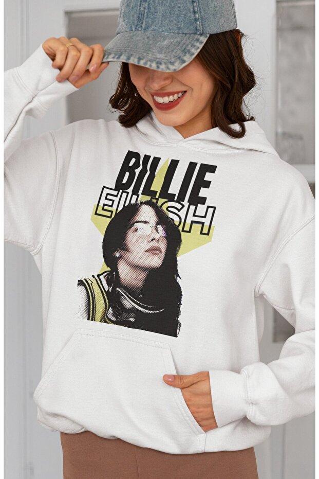Design Billie Eilish Printed Unisex Oversize Singer Hoodie